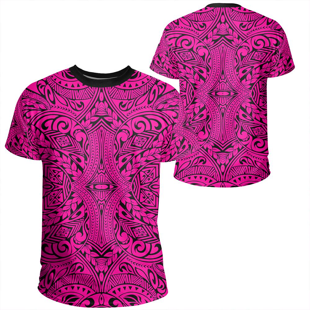 Polynesian Culture Pink T Shirt Unisex Polyester - Polynesian Pride