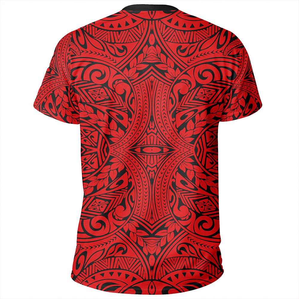 Polynesian Culture Red T Shirt - Polynesian Pride