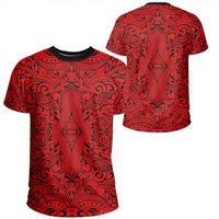 Polynesian Culture Red T Shirt Unisex Polyester - Polynesian Pride