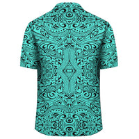 Polynesian Culture Turquoise Hawaiian Shirt - Polynesian Pride