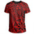 Polynesian Hawaiian Style Tribal Tattoo Red T Shirt - Polynesian Pride