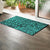 Polynesian Hawaiian Style Tribal Tattoo Turquoise Hawaii Door Mat - Polynesian Pride