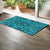 Polynesian Kakau Turtle Blue Hawaii Door Mat - Polynesian Pride