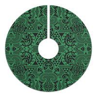 Polynesian Kakau Turtle Green Tree Skirt - Polynesian Pride