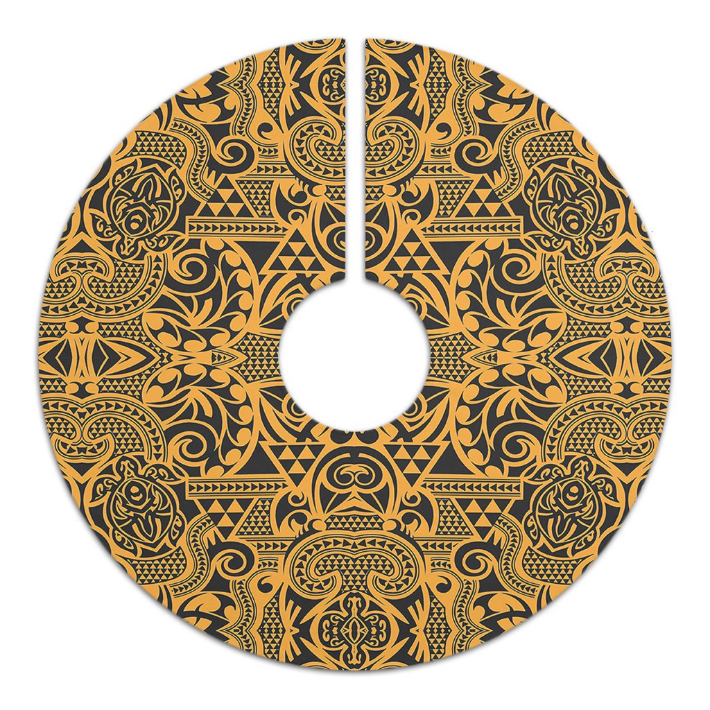 Polynesian Kakau Turtle Old Tree Skirt - Polynesian Pride