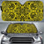 Polynesian Kakau Turtle Car Sun Shade Auto Sun Shade Universal Fit Yellow - Polynesian Pride