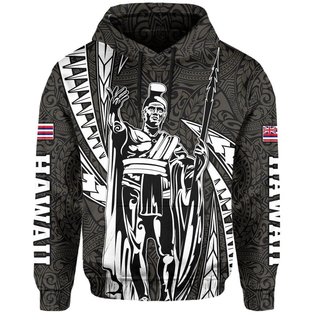Polynesian King Culture Old Hoodie Mega Style - Polynesian Pride