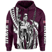 Polynesian King Culture Pink Hoodie Mega Style - Polynesian Pride