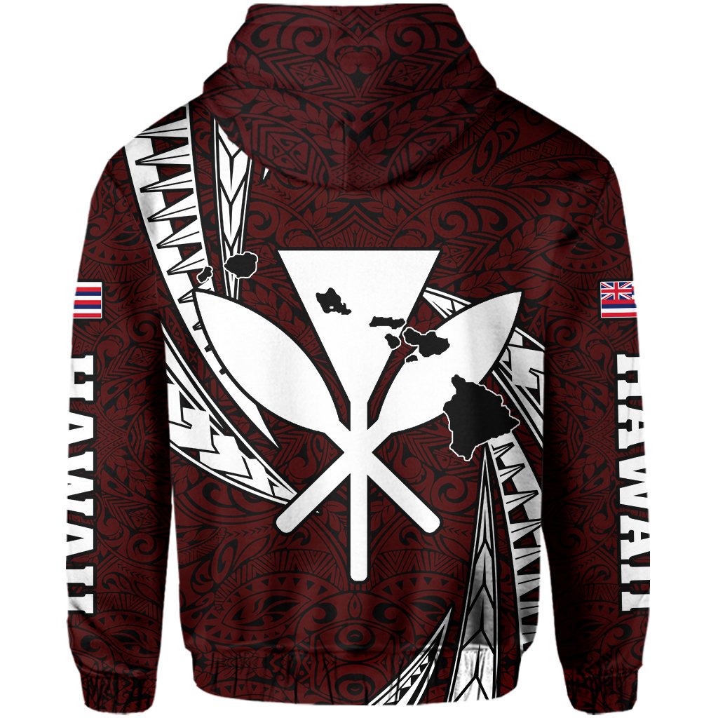 Polynesian King Culture Red Hoodie Mega Style - Polynesian Pride