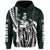 Polynesian King Hawaiian Style Tribal Tattoo Green Hoodie Mega Style - Polynesian Pride