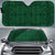 Polynesian Lauhala Mix Car Sun Shade Auto Sun Shade Universal Fit Green - Polynesian Pride
