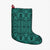 Polynesian Lauhala Mix Turquoise Christmas Stocking - Polynesian Pride