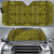 Polynesian Lauhala Mix Car Sun Shade Auto Sun Shade Universal Fit Yellow - Polynesian Pride