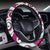 Polynesian Maori Ethnic Ornament Pink Hawaii Steering Wheel Cover with Elastic Edge - Polynesian Pride