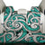 Polynesian Maori Ethnic Ornament Turquoise Back Seat Cover - Polynesian Pride