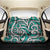 Polynesian Maori Ethnic Ornament Turquoise Back Seat Cover One Size Turquoise Back Car Seat Covers - Polynesian Pride