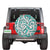 Polynesian Maori Ethnic Ornament Turquoise Hawaii Spare Tire Cover - Polynesian Pride