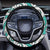 Polynesian Maori Ethnic Ornament Turquoise Hawaii Steering Wheel Cover with Elastic Edge - Polynesian Pride