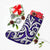 Polynesian Maori Ethnic Ornament Violet Christmas Stocking - Polynesian Pride