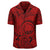 Polynesian Maori Lauhala Red Hawaiian Shirt - Polynesian Pride