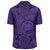 Polynesian Maori Lauhala Violet Hawaiian Shirt - Polynesian Pride