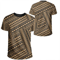 Polynesian Nation Gold T Shirt Unisex Polyester - Polynesian Pride