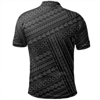 Unisex Polynesian Nation Gray Polo Shirt - Polynesian Pride