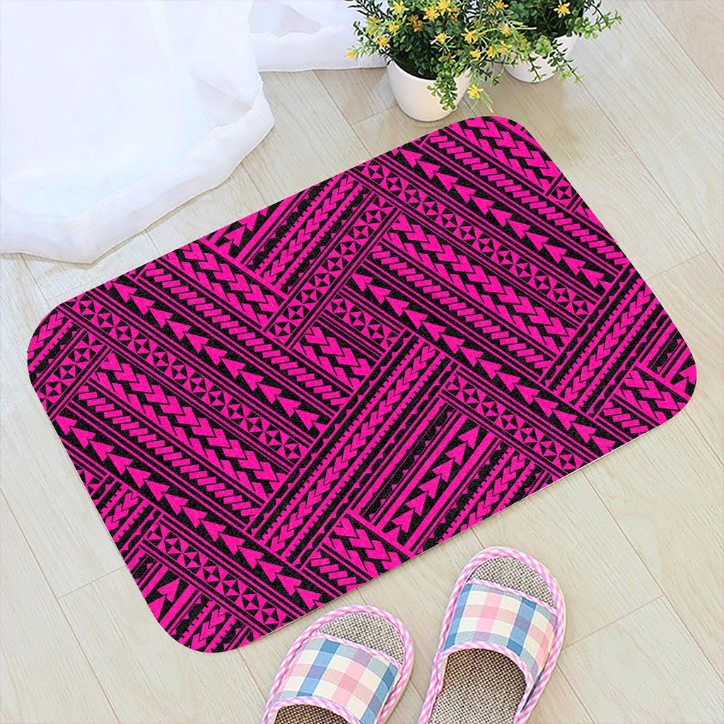 Polynesian Nation Pink Hawaii Door Mat Door Mat Pink - Polynesian Pride