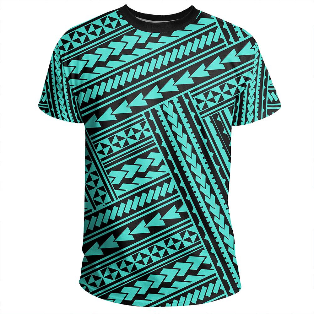 Polynesian Nation Turquoise T Shirt - Polynesian Pride