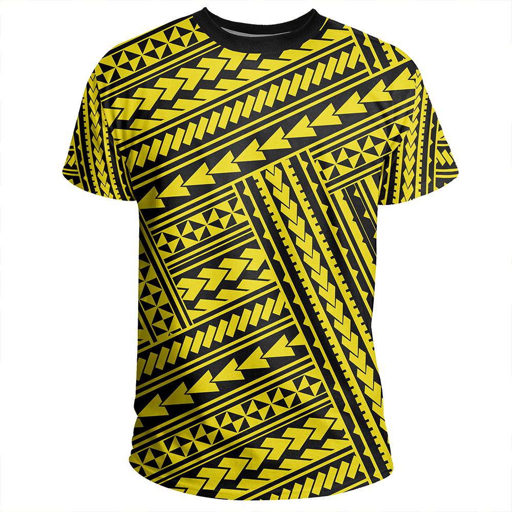 Polynesian Nation Yellow T Shirt - Polynesian Pride
