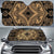 Polynesian Plumeria Mix Car Sun Shade Auto Sun Shade Universal Fit Gold Black - Polynesian Pride