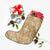 Polynesian Plumeria Mix Gold Christmas Stocking - Polynesian Pride