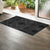 Polynesian Plumeria Mix Gray Black Hawaii Door Mat - Polynesian Pride