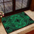 Polynesian Plumeria Mix Green Black Hawaii Door Mat - Polynesian Pride