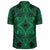 Polynesian Plumeria Mix Green Black Hawaiian Shirt - Polynesian Pride