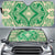 Polynesian Plumeria Mix Car Sun Shade Auto Sun Shade Universal Fit Green - Polynesian Pride