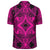 Polynesian Plumeria Mix Pink Black Hawaiian Shirt - Polynesian Pride