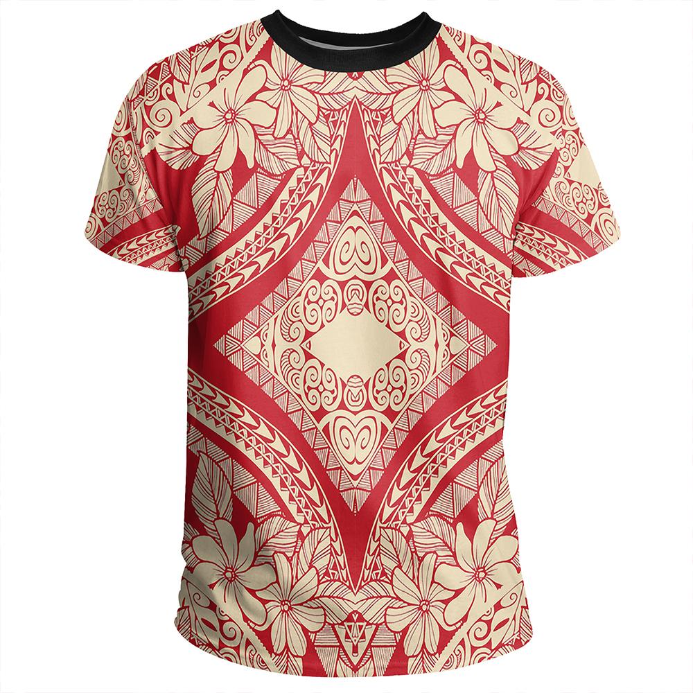 Polynesian Plumeria Mix T Shirt - Polynesian Pride
