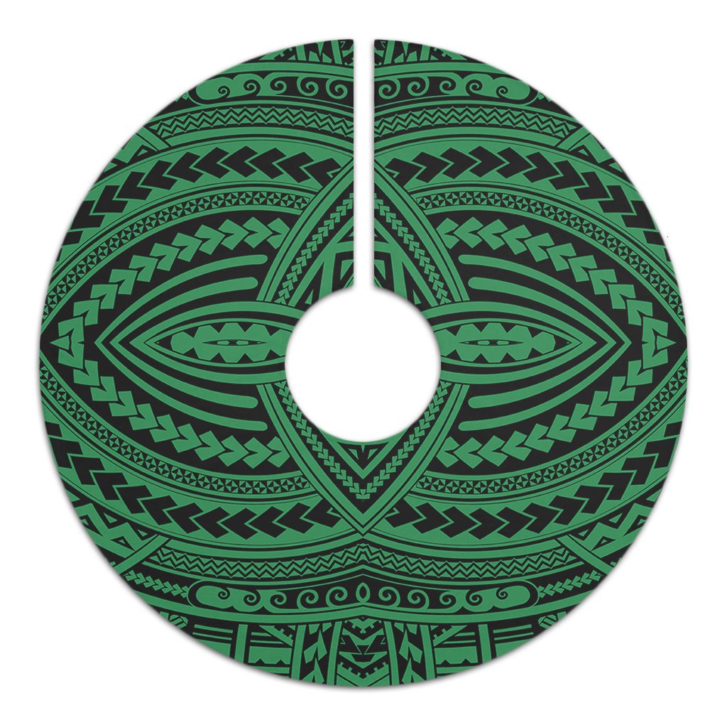 Polynesian Seamless Green Tree Skirt - Polynesian Pride