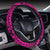 Polynesian Seamless Pink Hawaii Steering Wheel Cover with Elastic Edge - Polynesian Pride