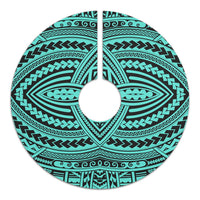 Polynesian Seamless Turquoise Tree Skirt - Polynesian Pride