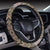 Polynesian Symmetry Brown Hawaii Steering Wheel Cover with Elastic Edge - Polynesian Pride