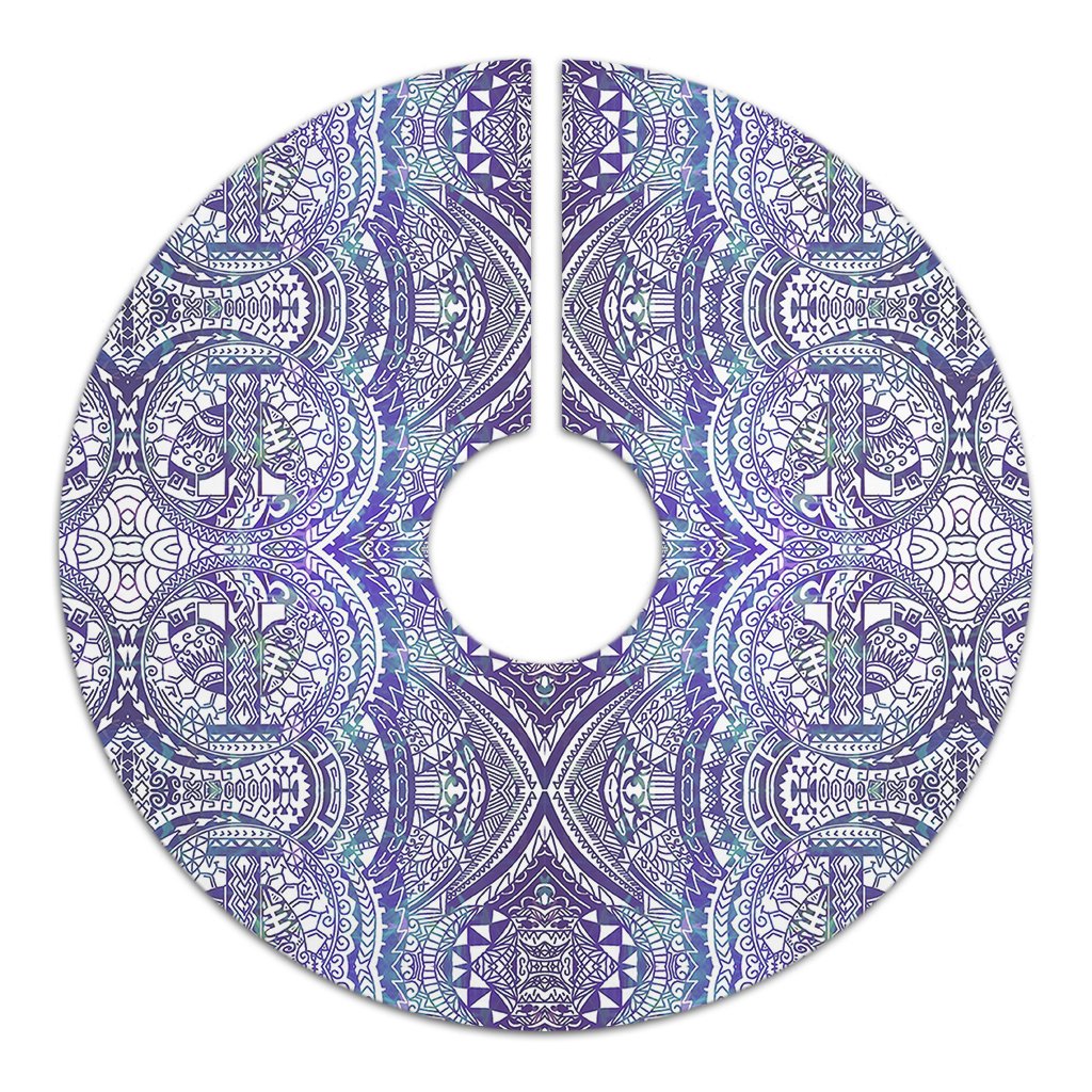 Polynesian Symmetry Gardient Violet Tree Skirt - Polynesian Pride