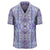 Polynesian Symmetry Gardient Violet Hawaiian Shirt - Polynesian Pride