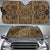 Polynesian Symmetry Car Sun Shade Auto Sun Shade Universal Fit Gold - Polynesian Pride