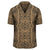 Polynesian Symmetry Gold Hawaiian Shirt - Polynesian Pride
