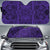 Polynesian Symmetry Car Sun Shade Auto Sun Shade Universal Fit Violet - Polynesian Pride