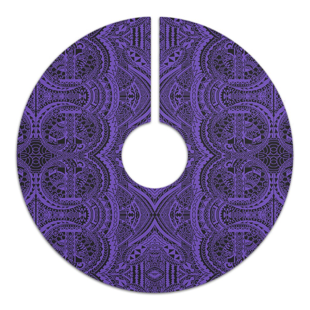 Polynesian Symmetry Violet Tree Skirt - Polynesian Pride