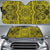Polynesian Symmetry Car Sun Shade Auto Sun Shade Universal Fit Yellow - Polynesian Pride