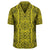 Polynesian Symmetry Yellow Hawaiian Shirt - Polynesian Pride